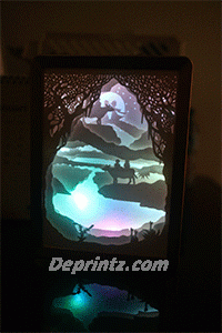 Download Ini Dia Cara Membuat 3d Paper Cut Light Box Mudah Blog Deprintz