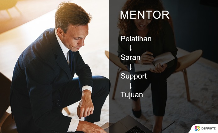 Mentor adalah peran pemimpin yang harus bisa meningkatkan kemampuan dan kemauan anggota untuk mencapai tujuan